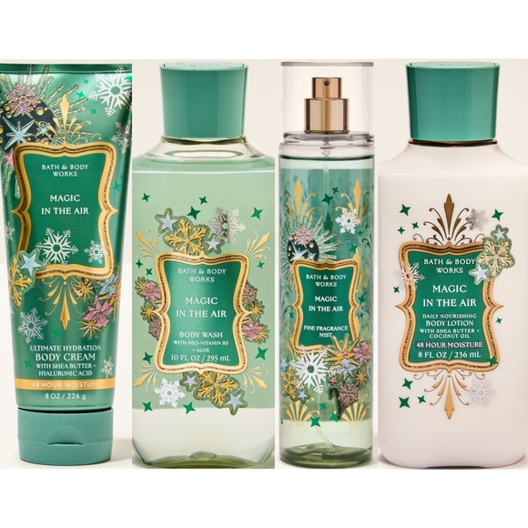 Bath & Body Works Holiday Magic in the Air 4 Piece Body Care Set NEW,New Products : American Fashion Style Bags On Sale